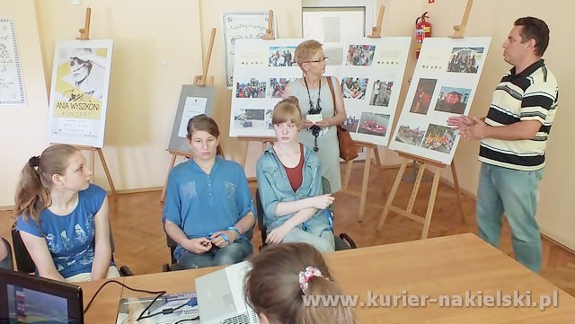 Gimnazjaliści z Kowalewa w Nakle nad Notecią