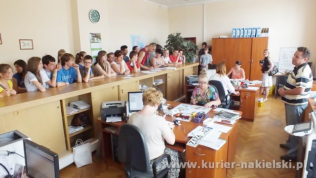 Gimnazjaliści z Kowalewa w Nakle nad Notecią