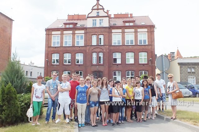 Gimnazjaliści z Kowalewa w Nakle nad Notecią