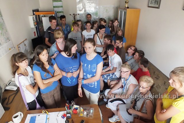 Gimnazjaliści z Kowalewa w Nakle nad Notecią