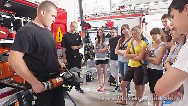 Gimnazjaliści z Kowalewa w Nakle nad Notecią