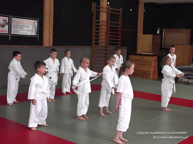 Szubińscy Judocy zaliczyli egzamin na wyższe stopnie