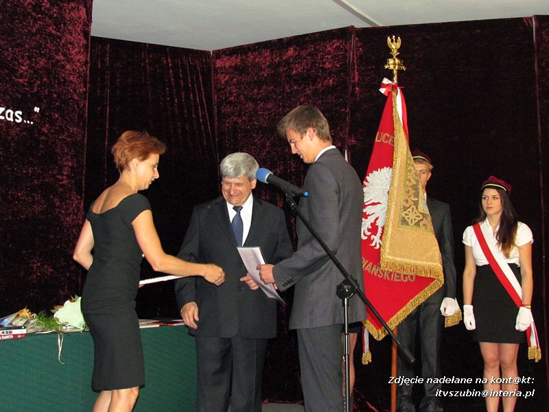 Zakończenie roku szkolnego w szubińskim ogólniaku