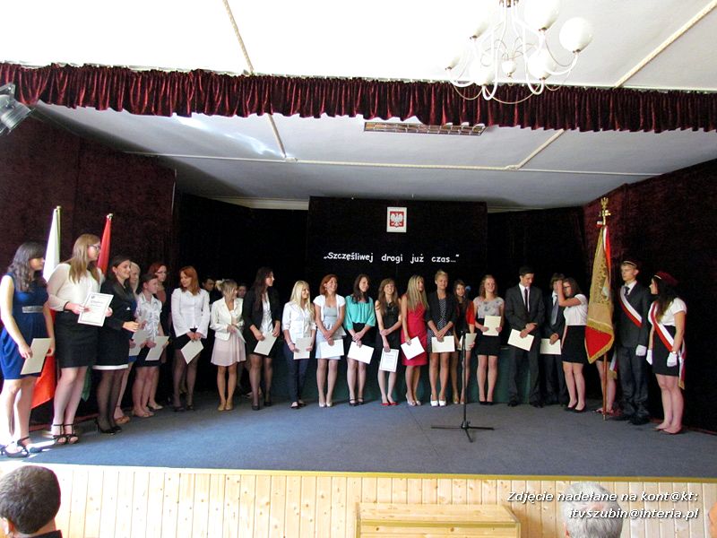Zakończenie roku szkolnego w szubińskim ogólniaku