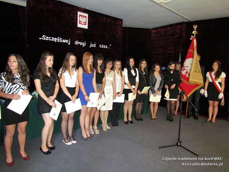 Zakończenie roku szkolnego w szubińskim ogólniaku