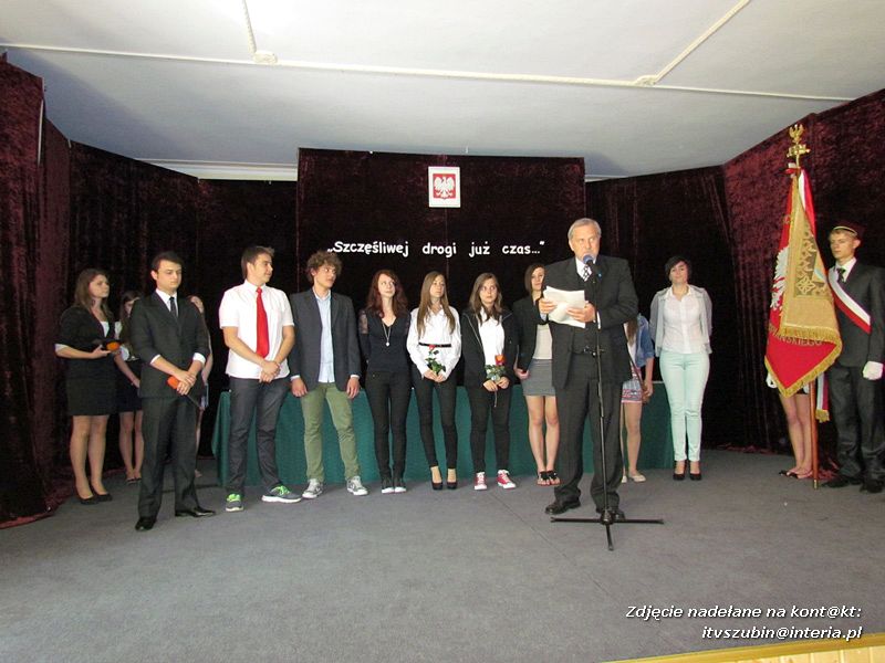 Zakończenie roku szkolnego w szubińskim ogólniaku