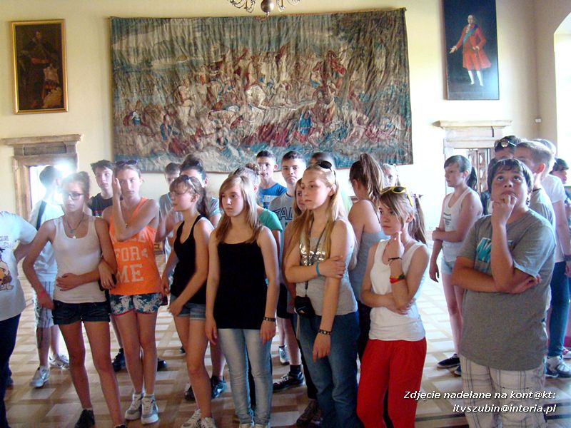 Gimnazjaliści w Górach Świętokrzyskich