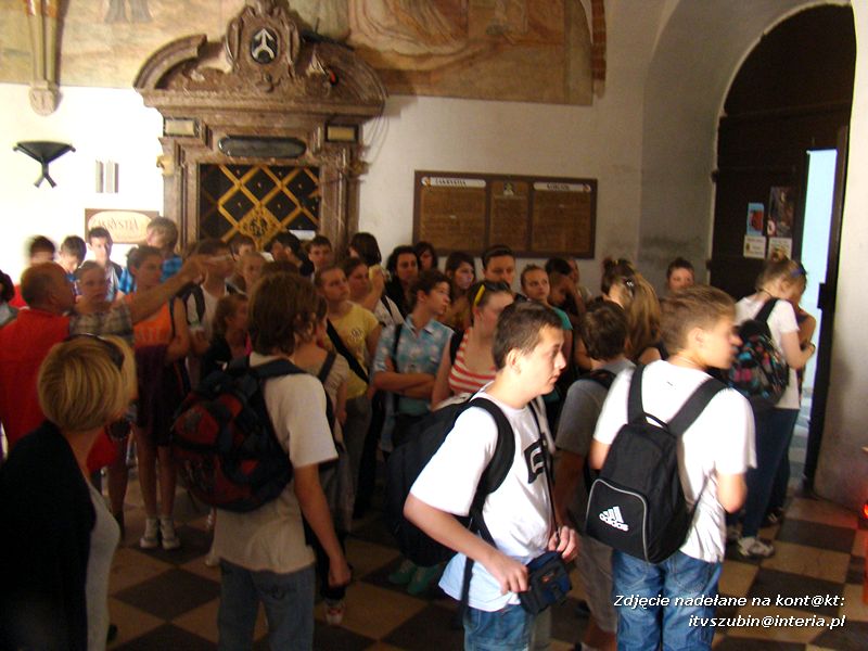 Gimnazjaliści w Górach Świętokrzyskich