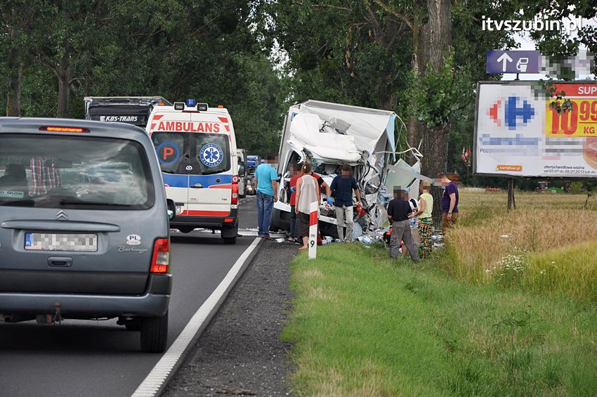 Feralny piątek na drogach w gminie Szubin
