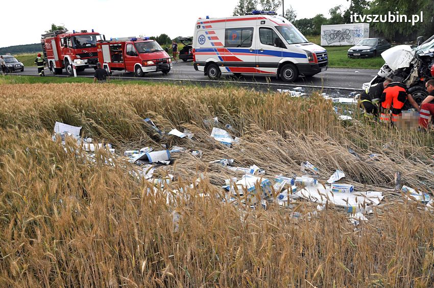 Feralny piątek na drogach w gminie Szubin