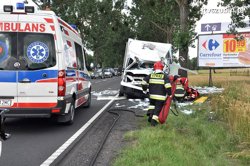 Feralny piątek na drogach w gminie Szubin