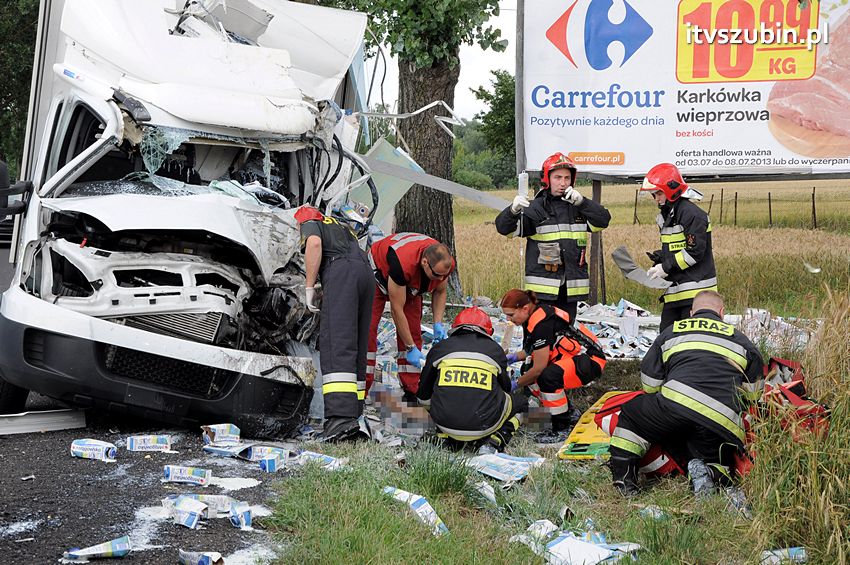 Feralny piątek na drogach w gminie Szubin
