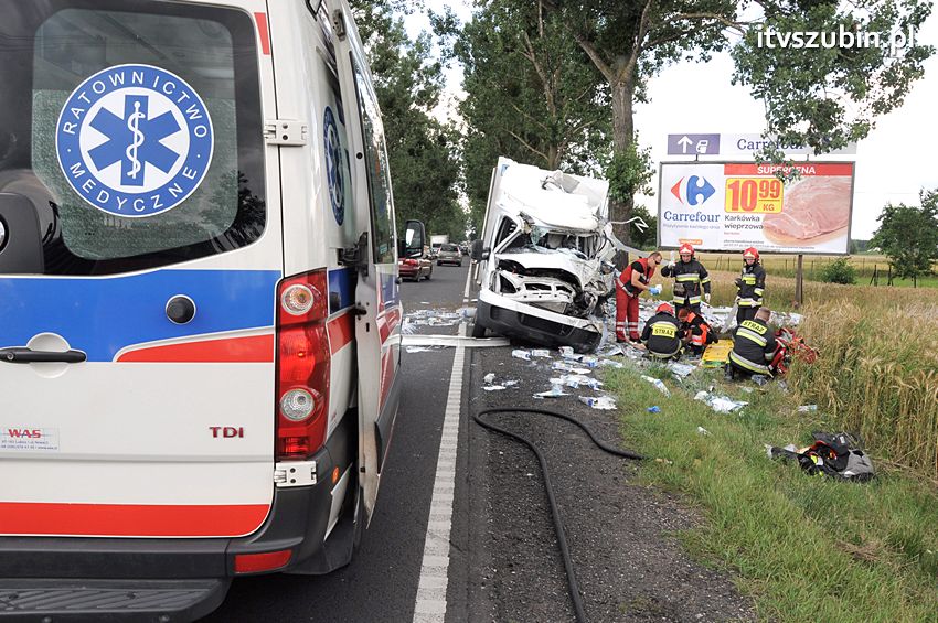 Feralny piątek na drogach w gminie Szubin
