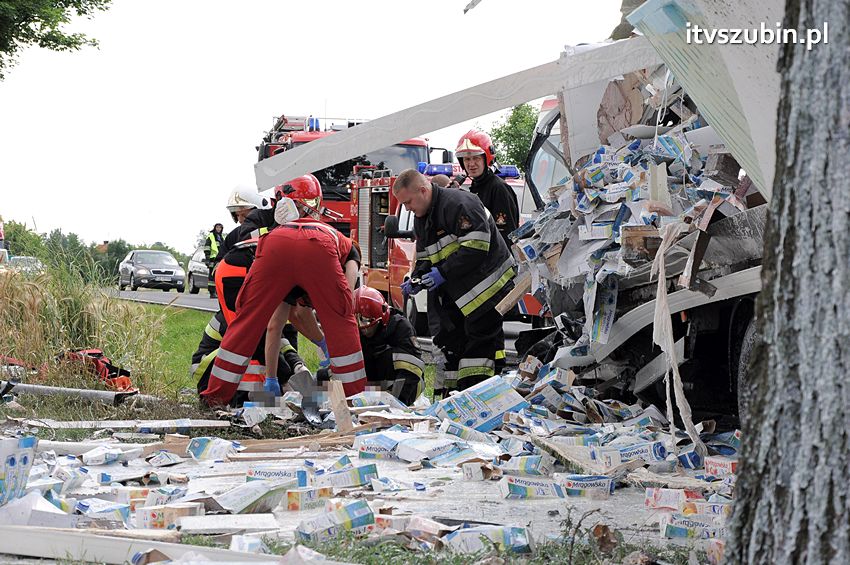 Feralny piątek na drogach w gminie Szubin