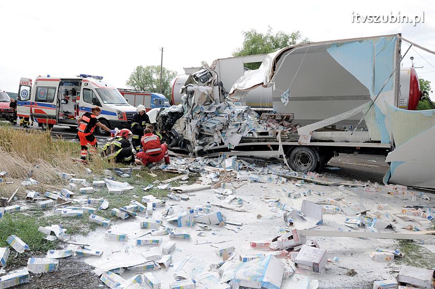 Feralny piątek na drogach w gminie Szubin