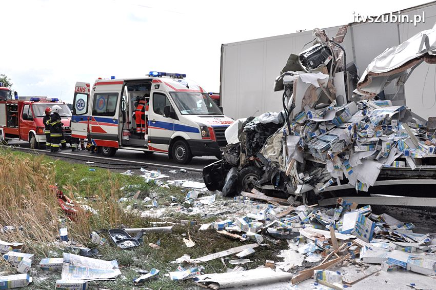 Feralny piątek na drogach w gminie Szubin