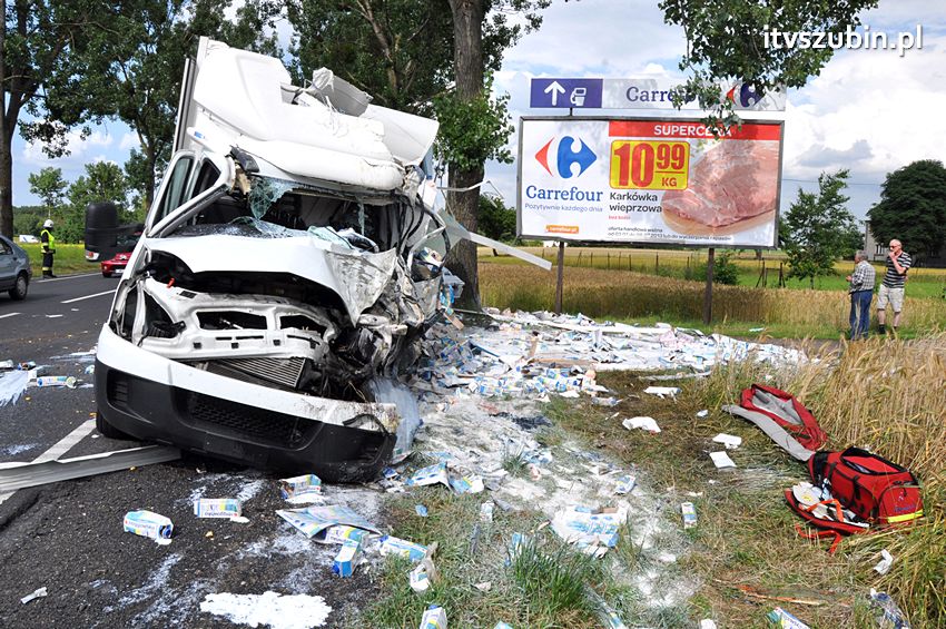 Feralny piątek na drogach w gminie Szubin