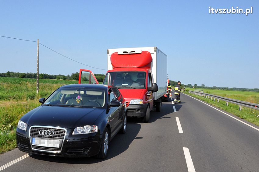 Jumper kontra C3 - kolizja drogowa w Pińsku