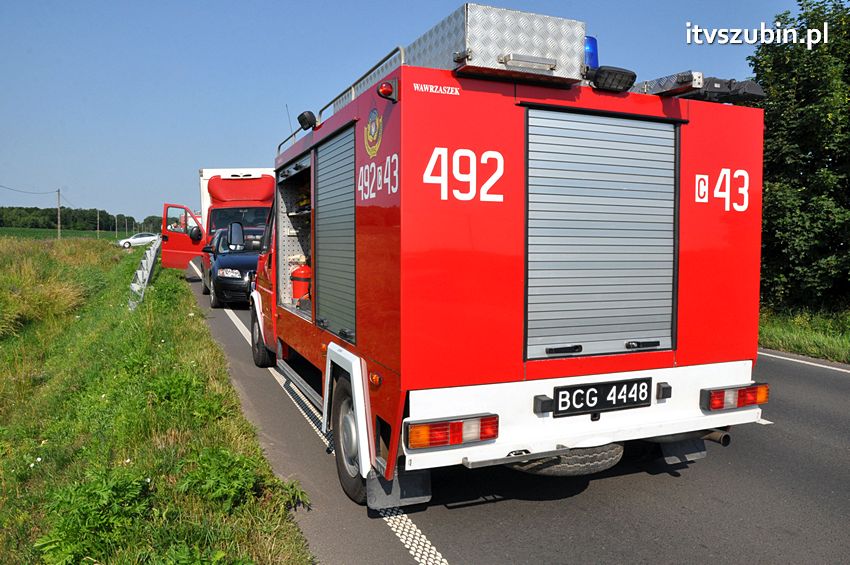 Jumper kontra C3 - kolizja drogowa w Pińsku