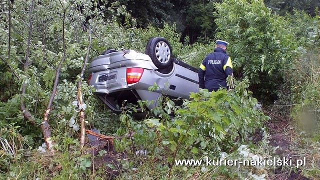 Dachowanie samochodu osobowego