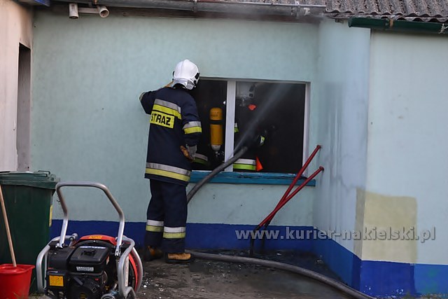 Pożar mieszkania w Paterku