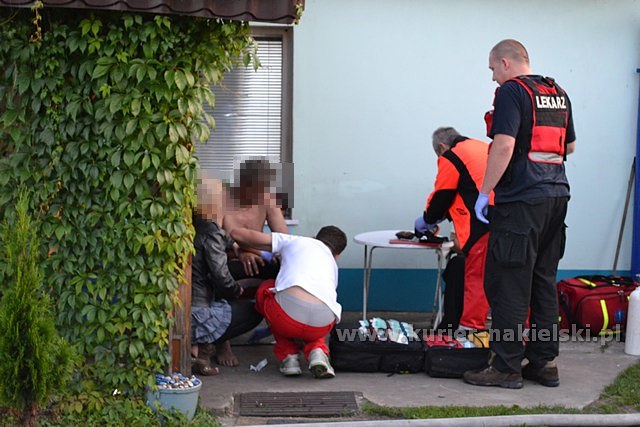 Pożar mieszkania w Paterku