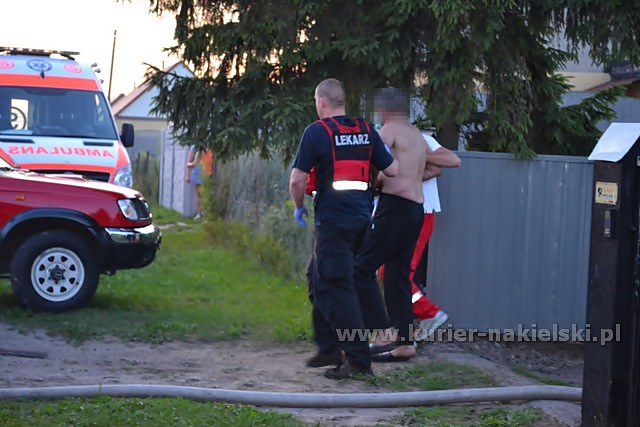 Pożar mieszkania w Paterku