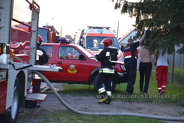 Pożar mieszkania w Paterku
