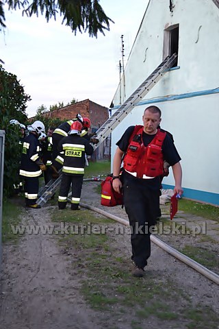Pożar mieszkania w Paterku