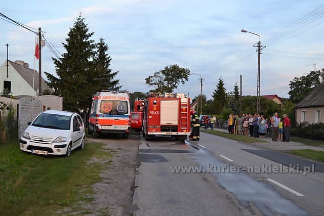 Pożar mieszkania w Paterku
