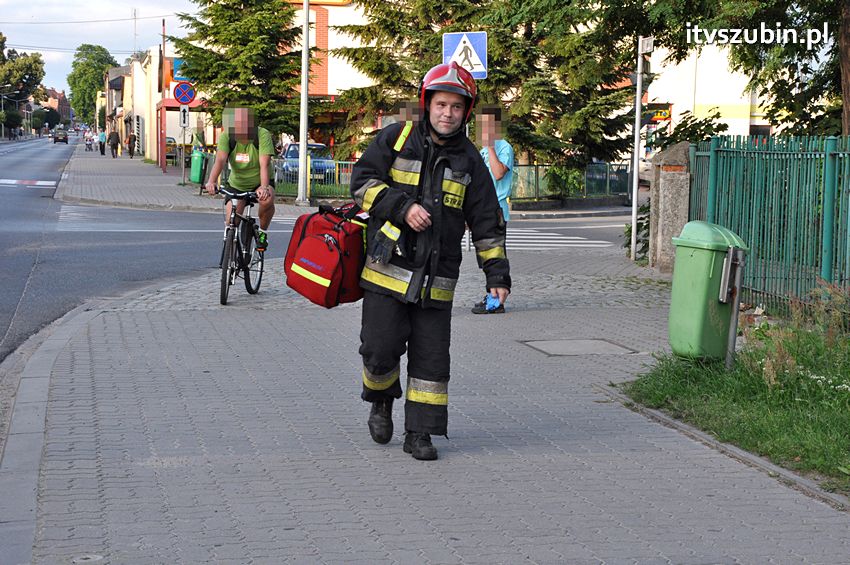 Kolizja dwóch osobówek w Szubinie