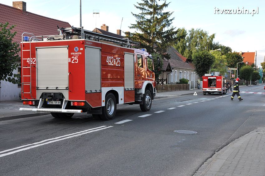 Kolizja dwóch osobówek w Szubinie