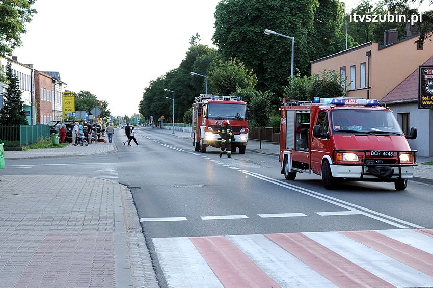 Kolizja dwóch osobówek w Szubinie