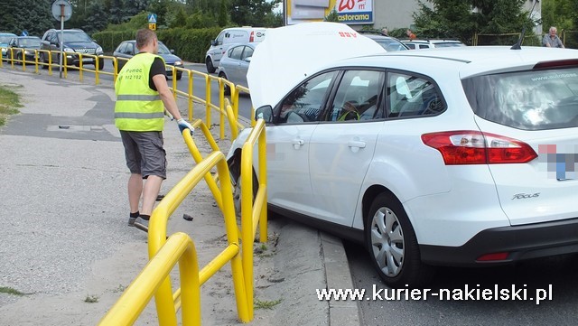 Zdarzenie drogowe na terenie gminy Nakło