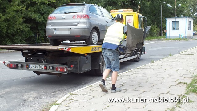Zdarzenie drogowe na terenie gminy Nakło