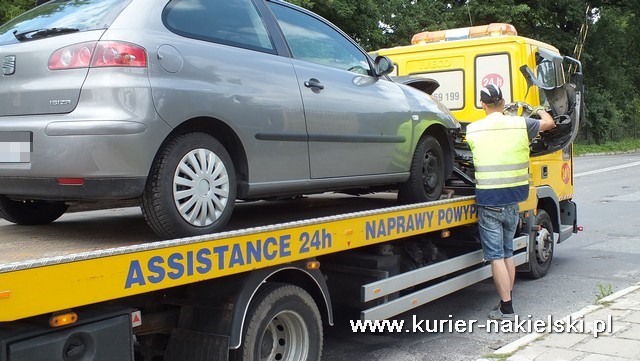 Zdarzenie drogowe na terenie gminy Nakło