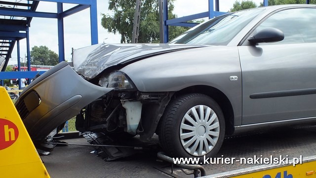 Zdarzenie drogowe na terenie gminy Nakło