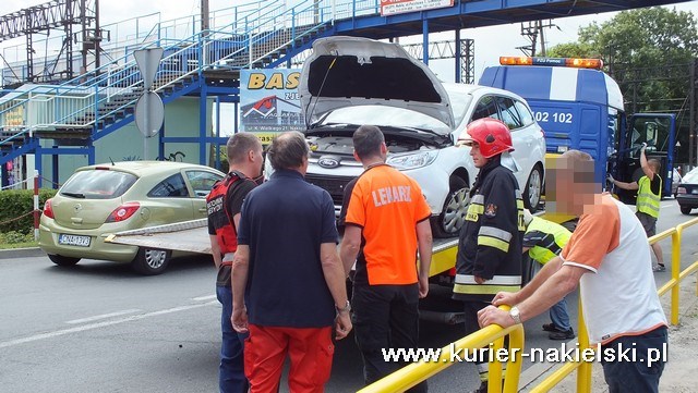 Zdarzenie drogowe na terenie gminy Nakło