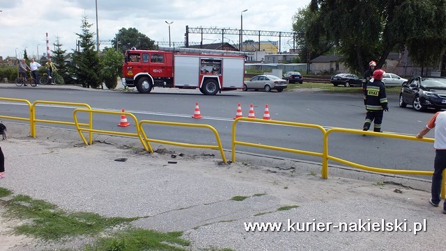 Zdarzenie drogowe na terenie gminy Nakło