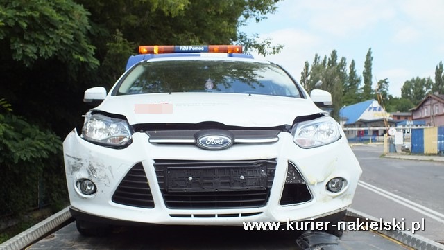 Zdarzenie drogowe na terenie gminy Nakło