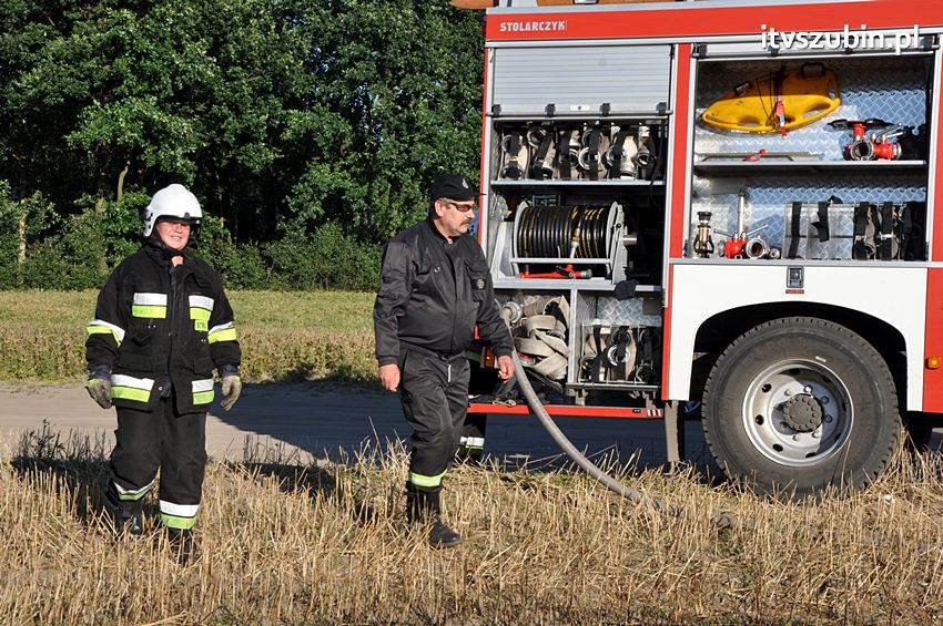 Kolejny pożar maszyny rolniczej na terenie powiatu nakielskiego