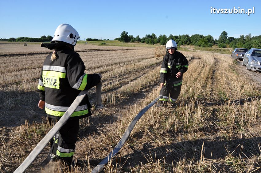 Kolejny pożar maszyny rolniczej na terenie powiatu nakielskiego