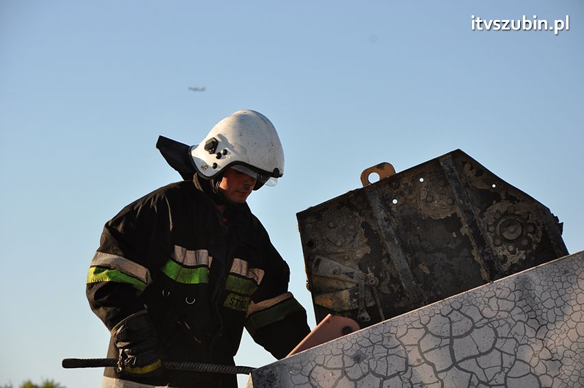 Kolejny pożar maszyny rolniczej na terenie powiatu nakielskiego
