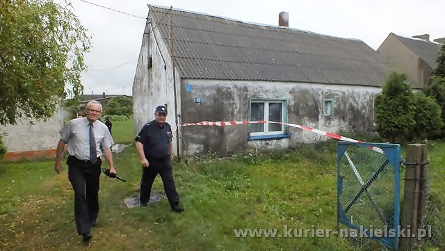 Zawaliła się ściana budynku jednorodzinnego w Dębionku