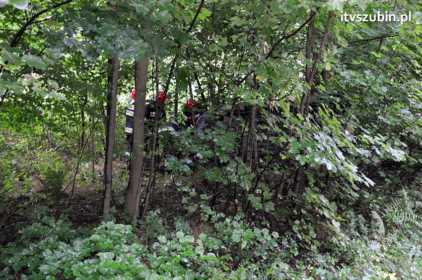 Kolizja dwóch osobówek w Godzimierzu, dwie osoby w szpitalu