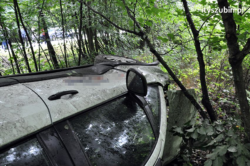 Kolizja dwóch osobówek w Godzimierzu, dwie osoby w szpitalu