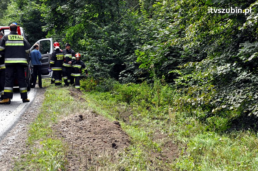Kolizja dwóch osobówek w Godzimierzu, dwie osoby w szpitalu
