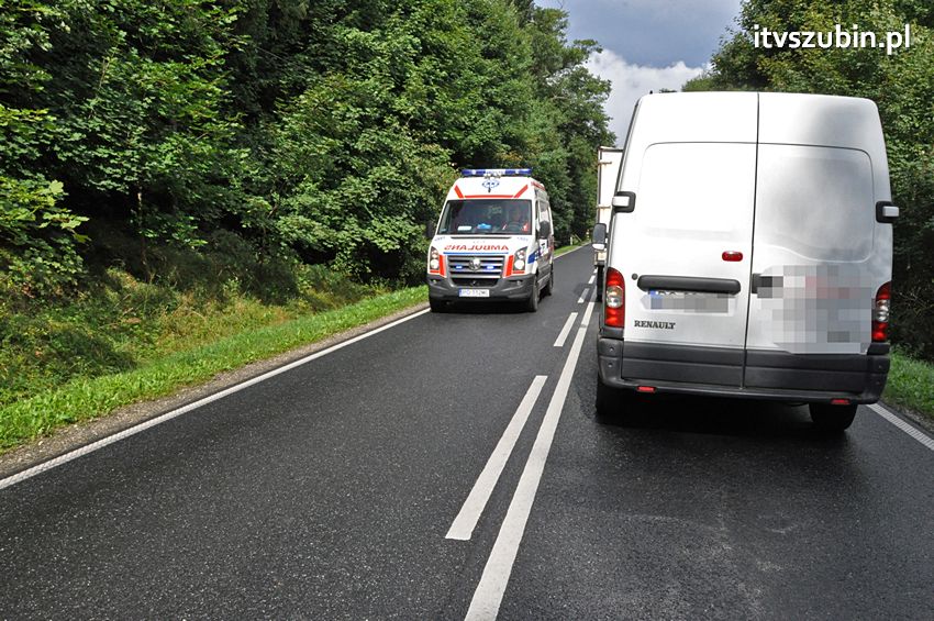 Kolizja dwóch osobówek w Godzimierzu, dwie osoby w szpitalu
