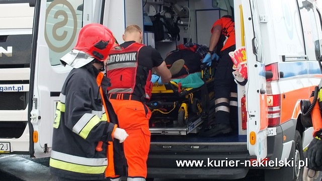 Kolizja na skrzyżowaniu Karnowskiej z obwodnicą Nakła nad Notecią