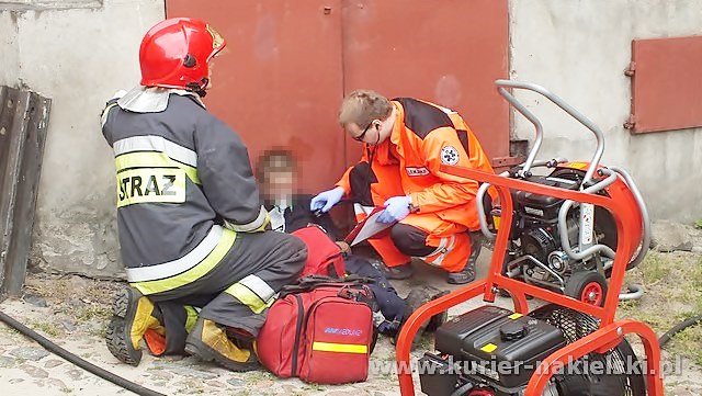 Pożar mieszkania na Rynku w Nakle nad Notecią